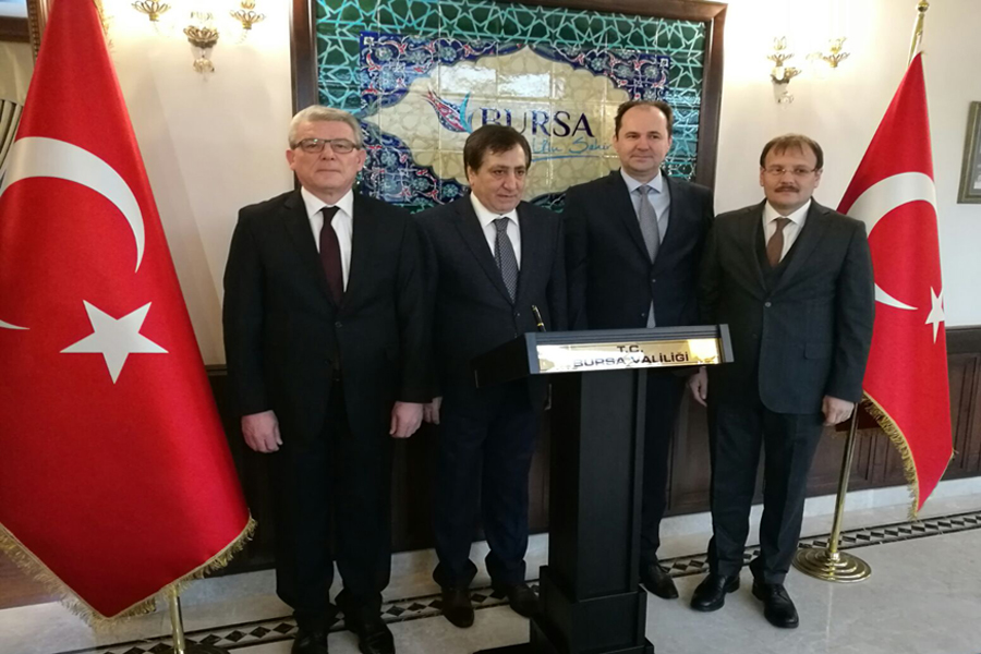 The Speakers of both Houses of the Parliamentary Assembly of BiH Šefik Džaferović and Safet Softić talked with the officials of Bursa on the possibilities of economic cooperation